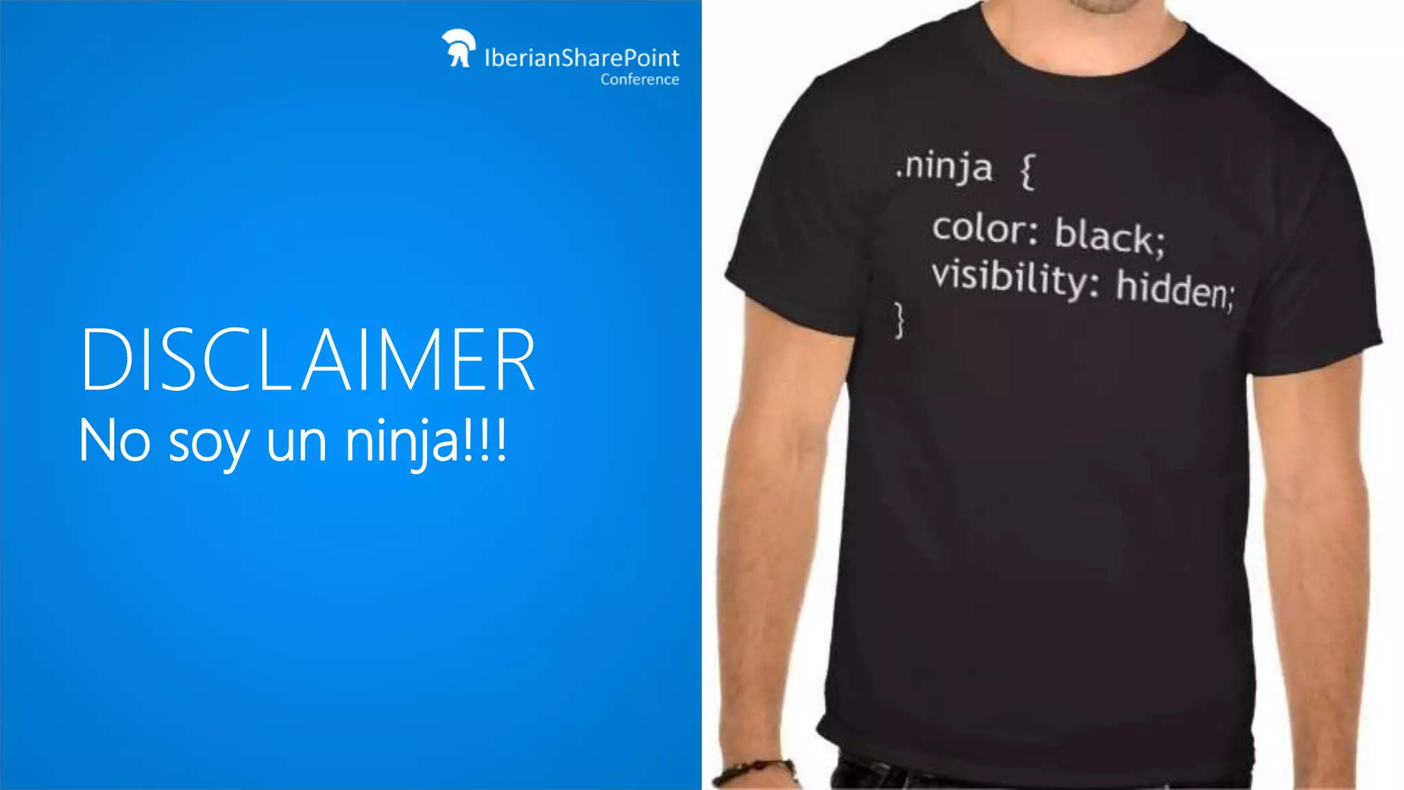 DISCLAIMER
No soy un ninja!!!
 