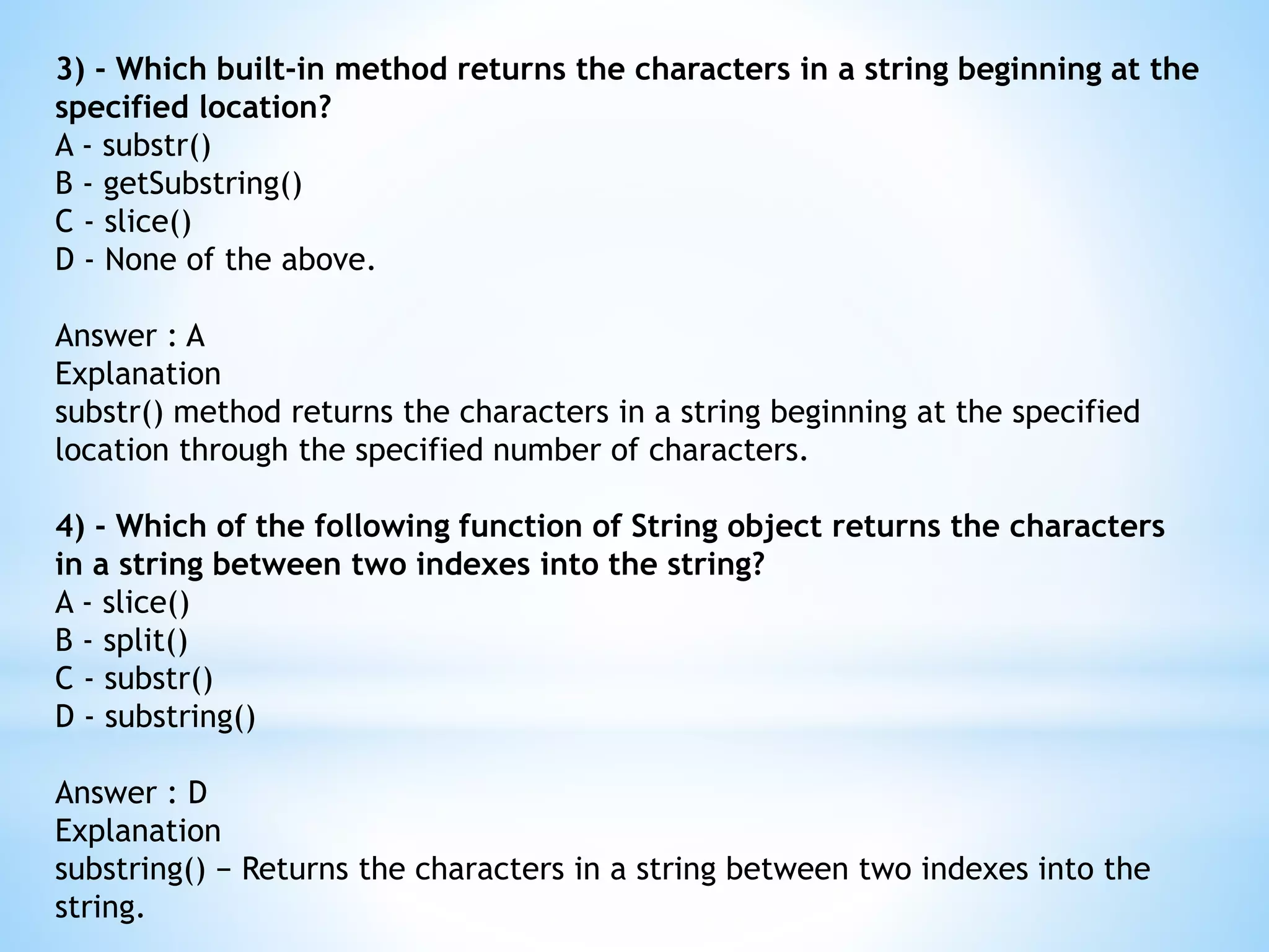 Javascript MCQ | PPT