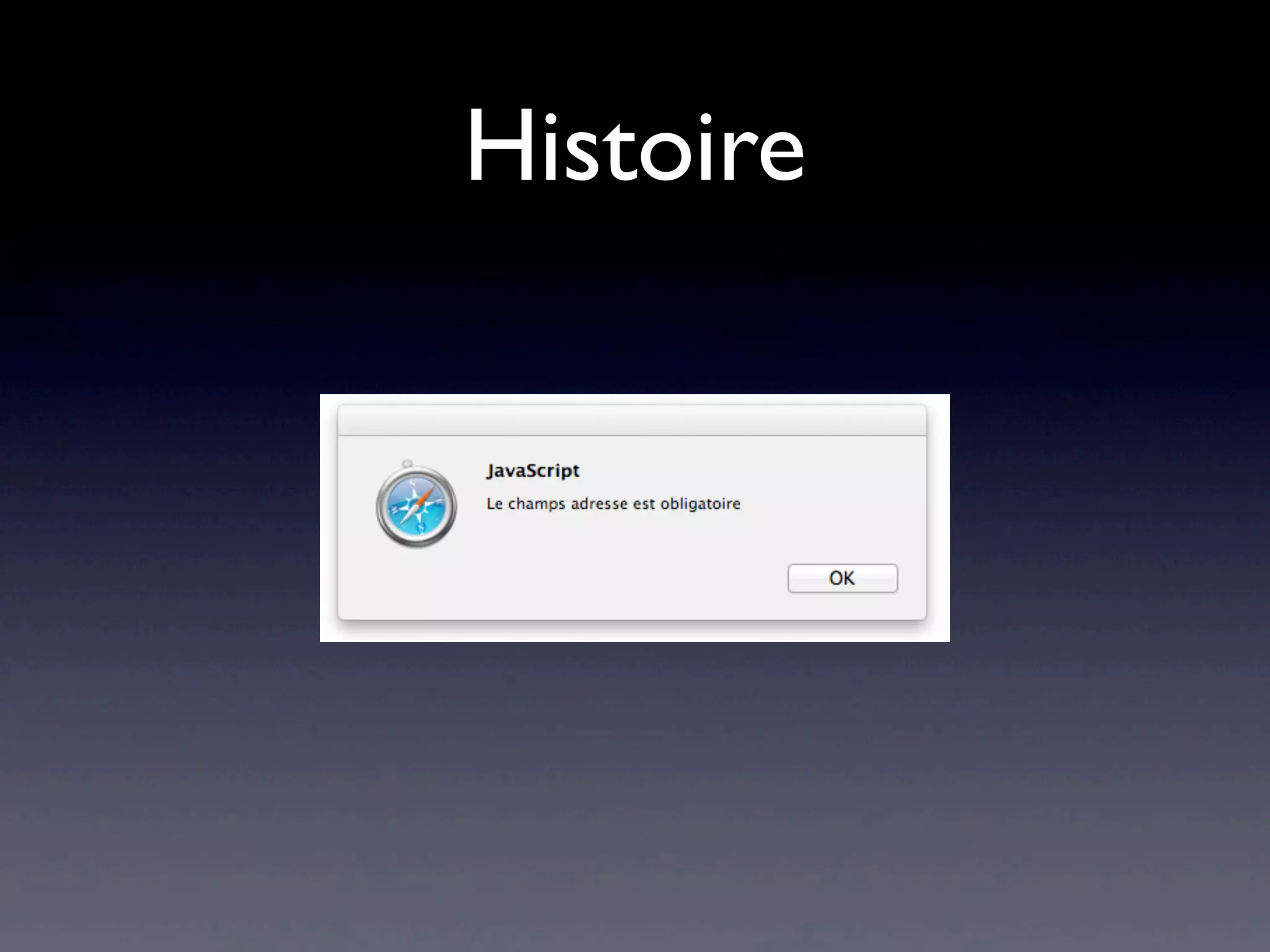 Histoire
 