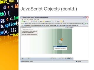 JavaScript Objects (contd.)
 