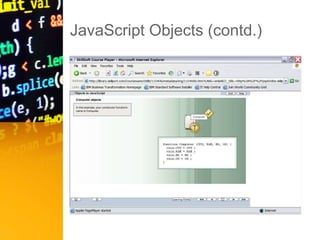 JavaScript Objects (contd.)
 