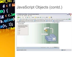 JavaScript Objects (contd.)
 