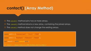 Javascript Methods and events | PDF