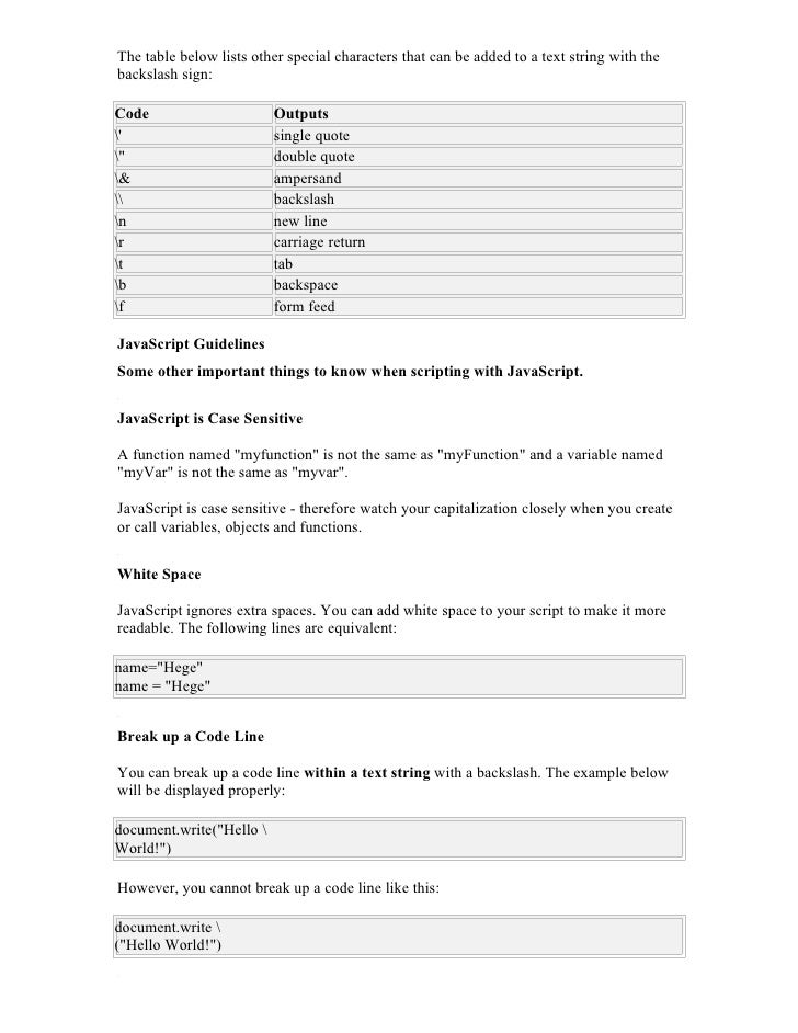 Java script questions