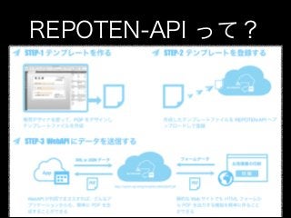 REPOTEN-API って？

 