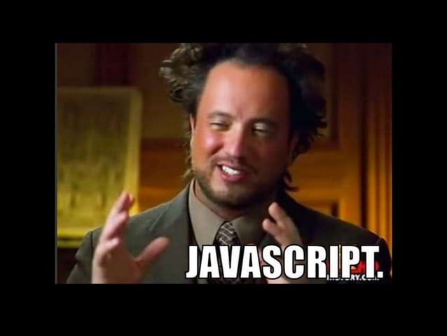 Javascript Myths and its Evolution | PPT image.