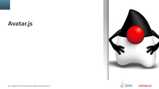 Copyright © 2014, Oracle and/or its affiliates. All rights reserved.48
Avatar.js
 