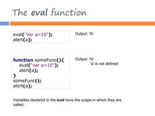 Javascript scoping | PPT