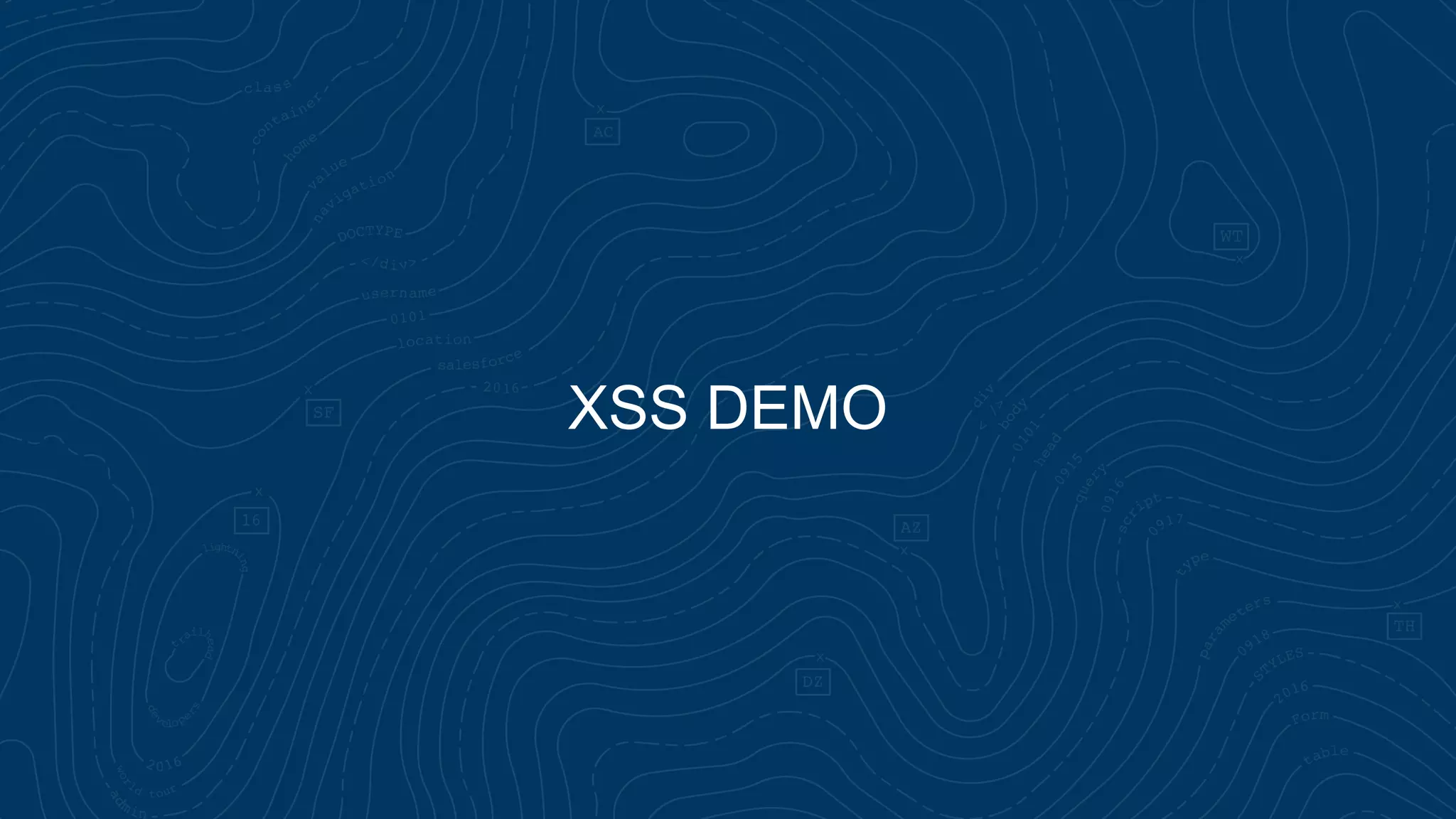 XSS DEMO 