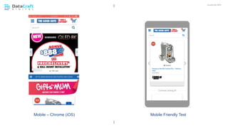 JavaScript SEO
02 CHAPTER HEADING
Mobile – Chrome (iOS) Mobile Friendly Test
 