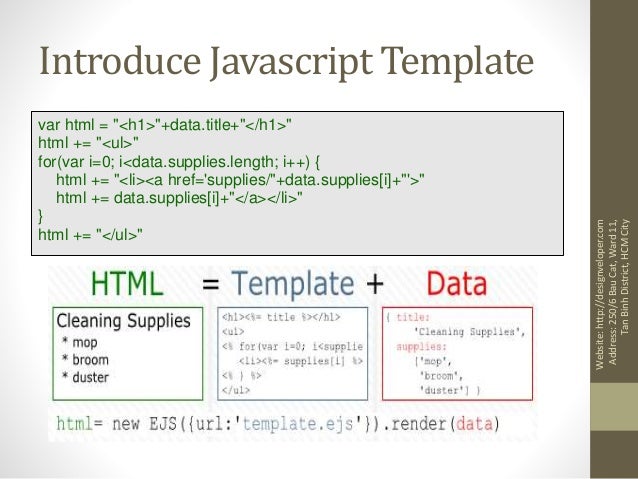 Javascript Template javascript template engine