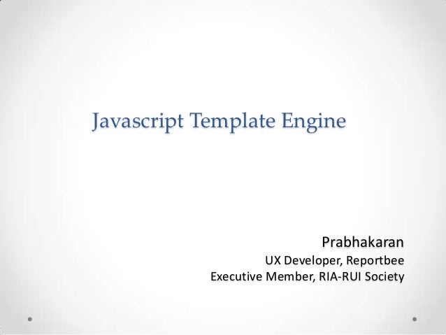 javascript template javascript template engine getting started javascript template javascript template engine getting started