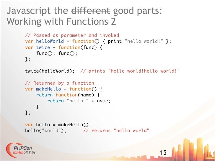 Javascript The Good Parts