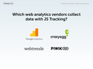 Javascript Tracking or Web Log Analytics? | PPT