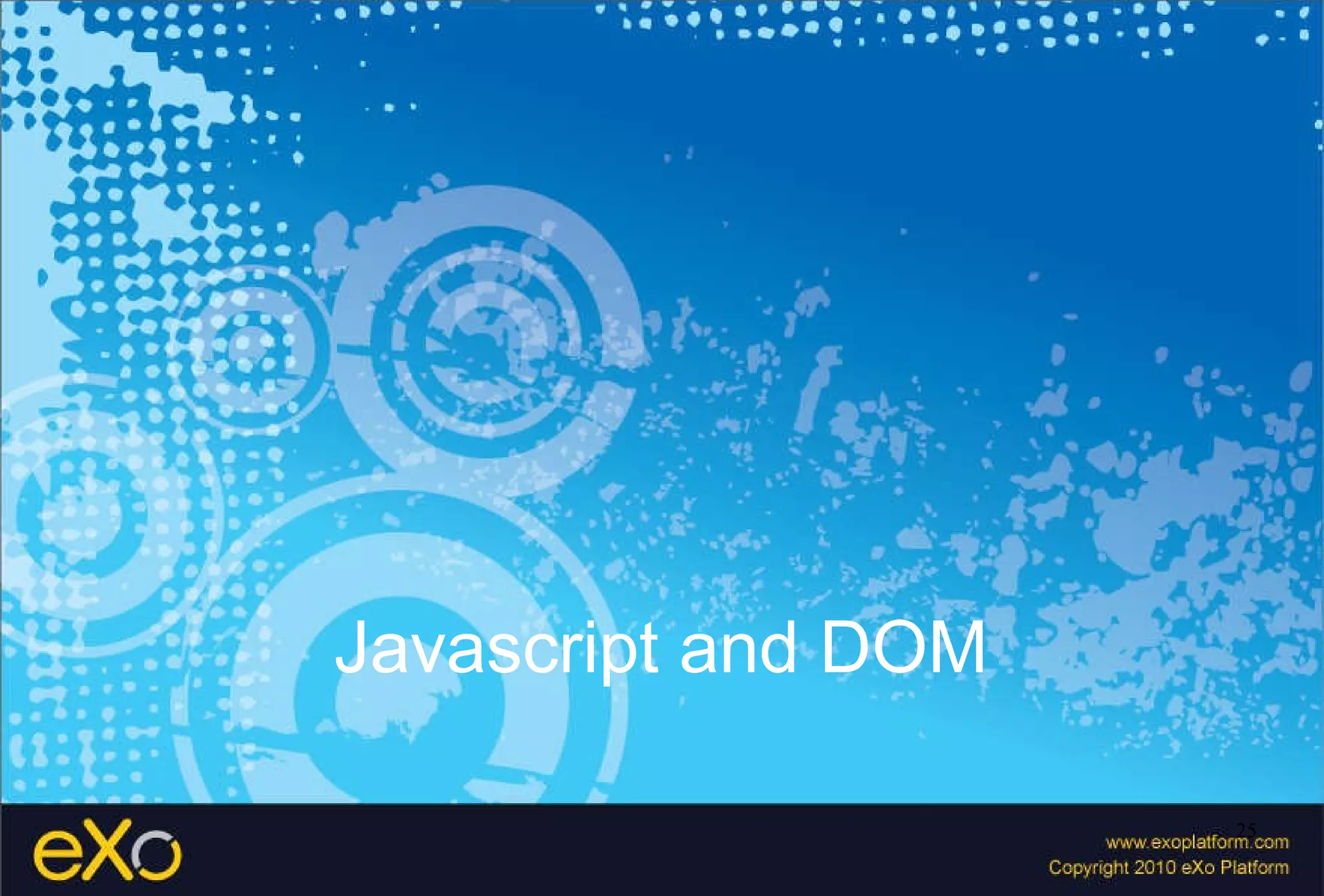 Javascript and DOM 