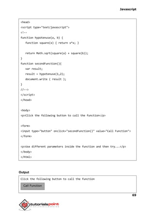 Javascript tutorial | PDF