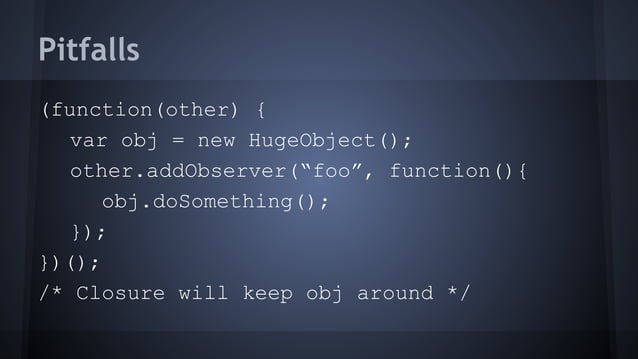 Javascript: under the hood | PPT