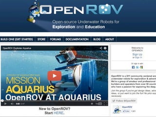 Javascript Underwater - The OpenROV Project