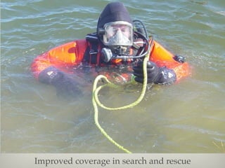 Improved coverage in search and rescue

 