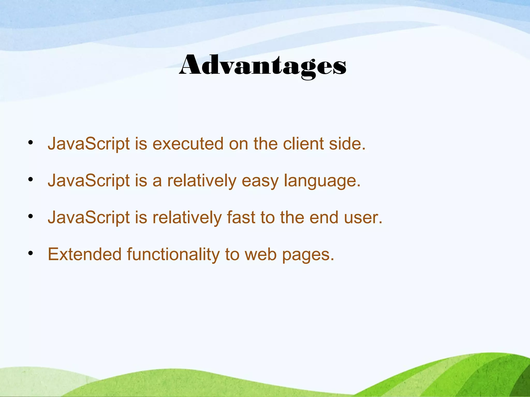 Javascript Basics | PPT