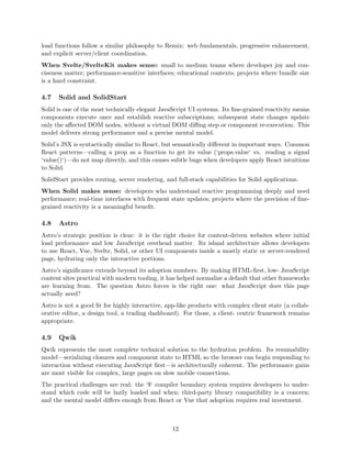 JavaScript Web Frameworks Survey and Guidance | PDF