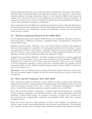 JavaScript Web Frameworks Survey and Guidance | PDF