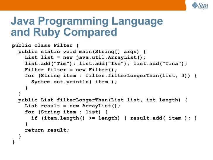 java programming language