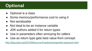 Java SE 8 best practices | PDF