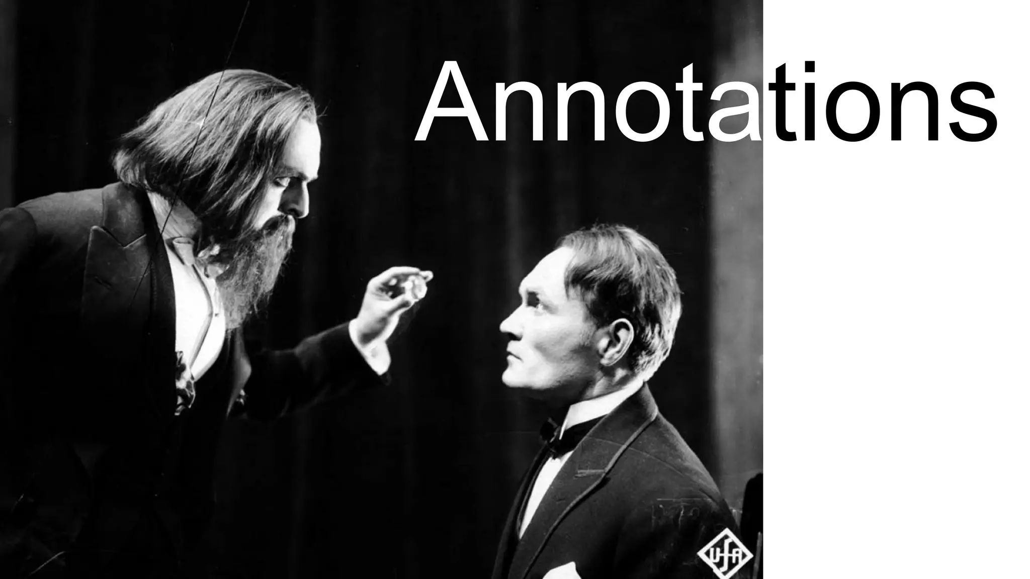 Annotations
 