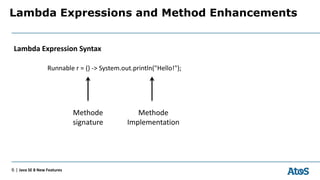 Java se 8 new features | PPT image.