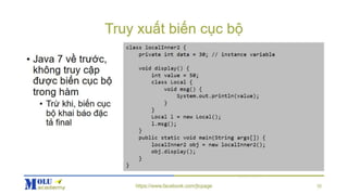 Java SE Advance Chapter3: Nested Class | PPT