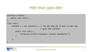 Java SE Advance Chapter3: Nested Class | PPT