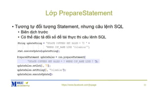 Java SE Advance Chapter6: JDBC