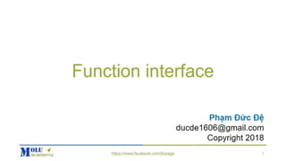 Java SE Advance Chapter8: Function Interface