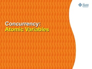 Concurrency: Atomic Variables 