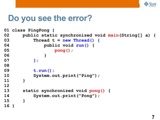 Java Concurrency, Memory Model, and Trends | ODP