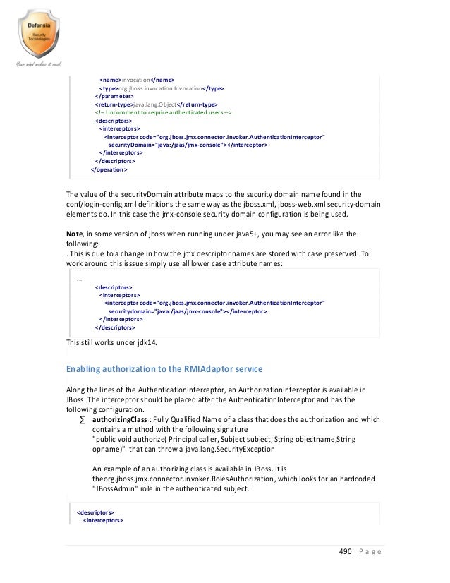Java Secure Development Part 3
