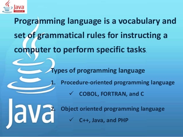 Java seminar