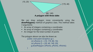 Basic Graphics in Java | PPTX