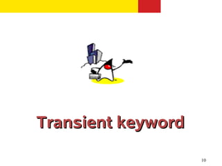 Transient keyword

                    10
 