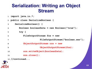 Java ObjectInputStream (With Examples)