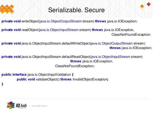 Serialize