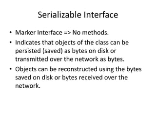 Java serialization | PPT