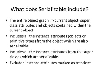 Java serialization | PPT