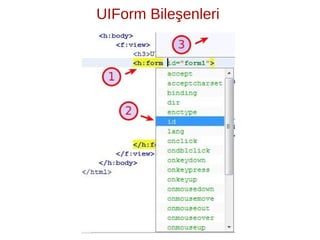 ̧
UIForm Bilesenleri
 