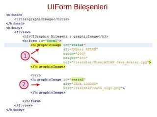 ̧
UIForm Bilesenleri
 