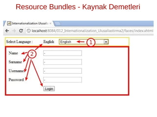 Resource Bundles - Kaynak Demetleri
 