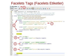 Facelets Tags (Facelets Etiketler)
 
