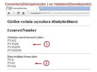 ̈ ̈ ̧ ̈ ̈ ̈
Converters(Donusturuculer ) ve Validation(Denetleyiciler)
 