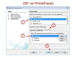 JSF ve PrimeFaces
 